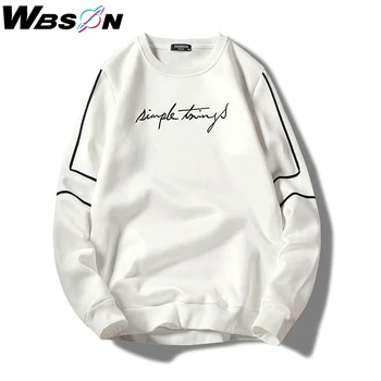 

Wbson Sweatshirt Men Hoodies Spring Sweetshirts Autumn Hoody Male Casual Streetwear Brand Clothes Oversized Large Size HH-6729