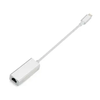 

Type C to RJ45 Aluminum Lan Wired Adapter for Mac USB-C to Ethernet Adapter PC r20