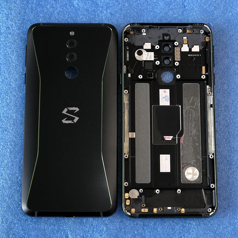Axisinternational для 6,0" Xiaomi Черная Акула Хило задняя Батарея крышка чехол Корпус+ Камера объектив Blackshark AWM-A0