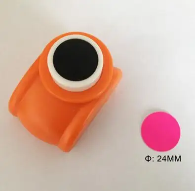 24mm Дырокол для кругов 25 мм круглой формы Дырокол для скрапбукинга резак для бумаги для тиснения резче - Цвет: 24mm