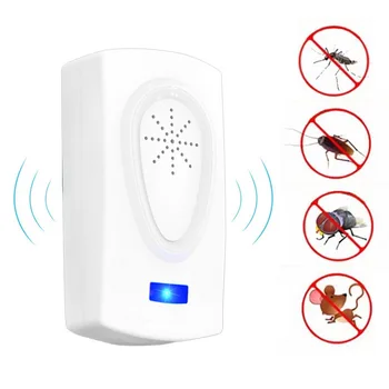 

Ultrasonic Cockroach Mouse Pest Repeller Device Insect Mice Spiders Anti Mosquito Control Pest Killer Home Parasite Rejector