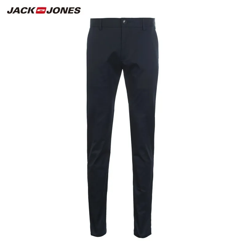 JackJones мужские Стрейчевые деловые повседневные брюки Slim Fit Мужская одежда 219114512