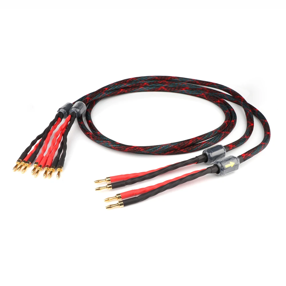 Pair HI End Western Electric Speaker Cable HIFI Audiophile Cable high purity Copper loudspeaker 