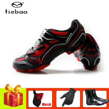 

TIEBAO Cycling shoes sapatilha ciclismo mtb mask breathable self-locking winter bicycle gloves outdoor riding bike shoes cover
