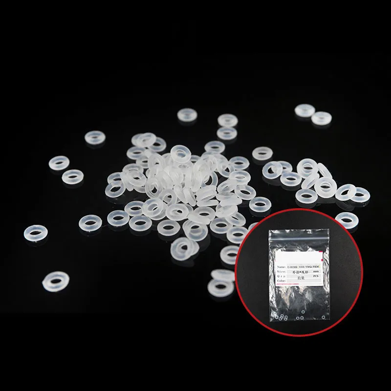 O type silica gel ring seal ring outer diameter 4/5/6/7/8/9/10/11/12/13