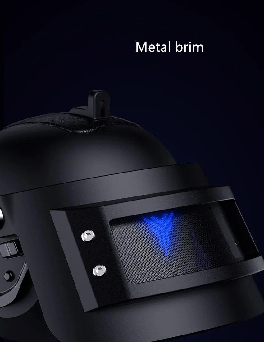 Bluetooth Audio Three-level Helmet 98K Small Steel Gun Heavy Subwoofer Metal Wireless Bluetoot Speaker Portable Speakers F4010