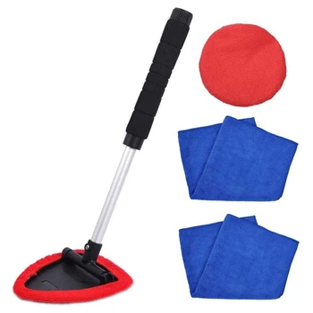 

Car Windshield Cleaning Tool Kit Window Cleaner Wand Extendable Handle Windshield Cleaner Tool Wiper
