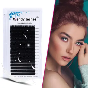 

Eyelash Extension 16 Rows Classic False Eyelashes Extensions Natural Faux Mink Eye Lashes Individual Lashes belleza Makeup Tools