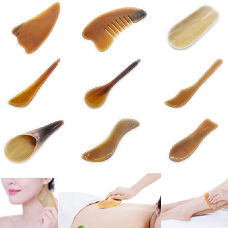 1PC Natural Antistress Guasha Massage Tool SPA Therapy GuaSha Massager Health Care New | Красота и здоровье