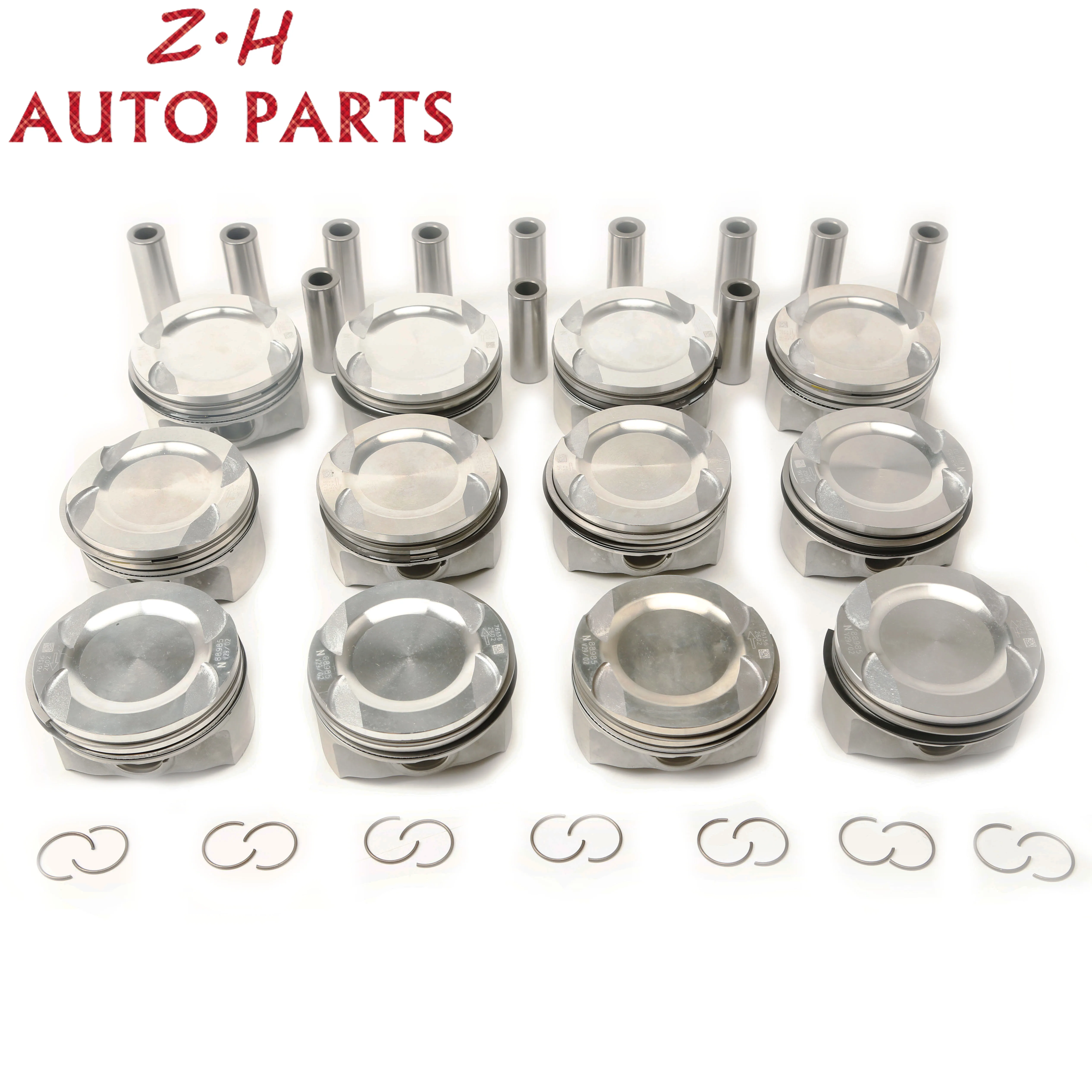 N74B66A 6.6T V12 Pin 22MM 12Pcs Engine Piston & Ring 11257576475 