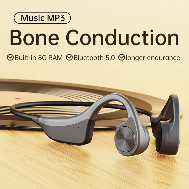Dosii 2021 New Bone Conduction Headphones Bluetooth Wireless Earphone