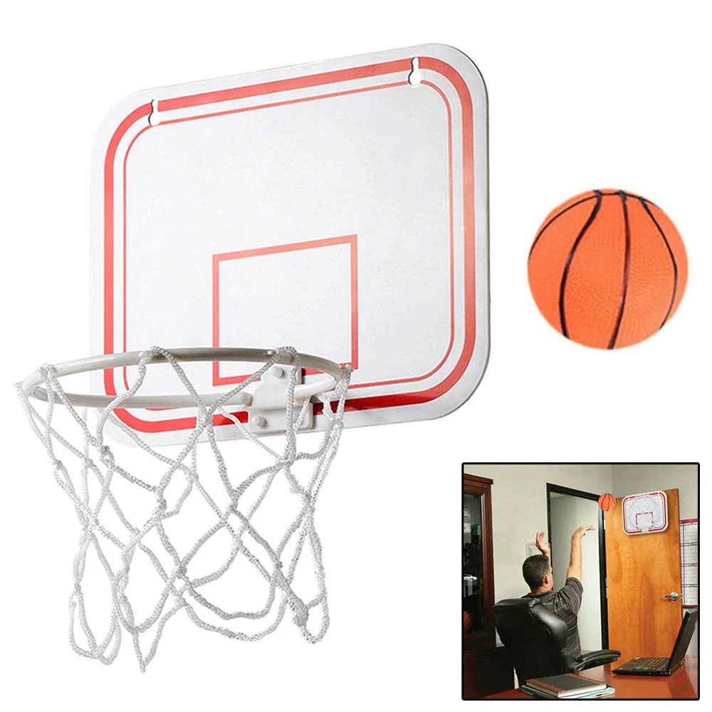 mounted mini basketball hoop