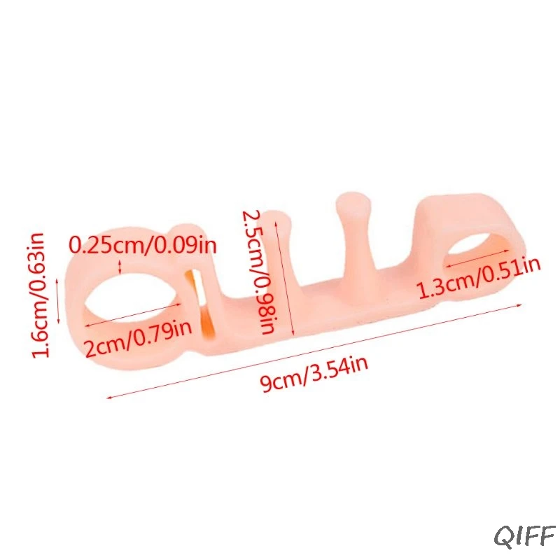 1 пара SEBS пять пальцев ног сепаратор вальгусная деформация корректор-выпрямитель перекрытия буйон облегчение боли регулятор предотвращения экструзии