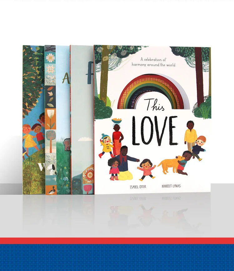 Английская книга с картинками сила любви пустотелая пористая детская книга с картинками обучающая ENLIGHTEN книга с рассказом