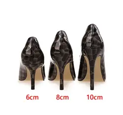 2019 г., новые женские туфли-лодочки свадебные туфли для ночного клуба Женская обувь на очень высоком каблуке с острым носком chaussure femme женские