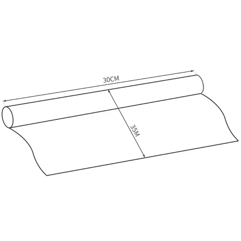 1Box 5M Greaseproof Baking Paper Rectangle Bakery BBQ Party Oven Cooking Sheet