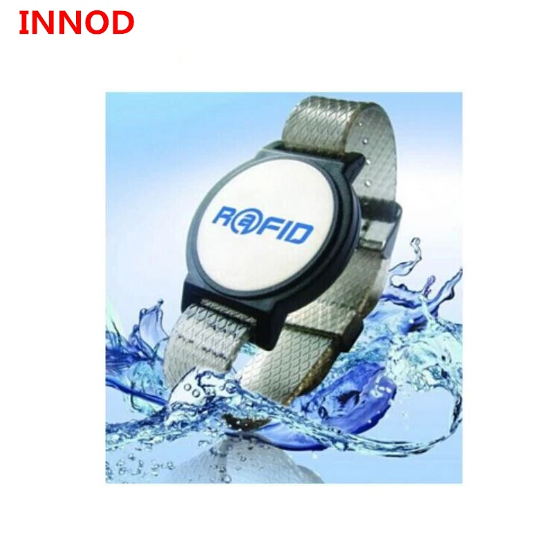 

Free shipping alien h3 tags bracelet rfid wristband Smart Tags uhf 840-960mhz epc gen2 6c waterproof access control tag watch