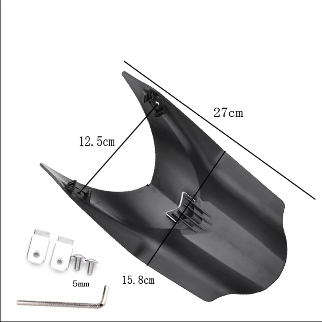 Plastic Black Rear & Front Mudguard Tire Mud Guards  For BMW R1200GS