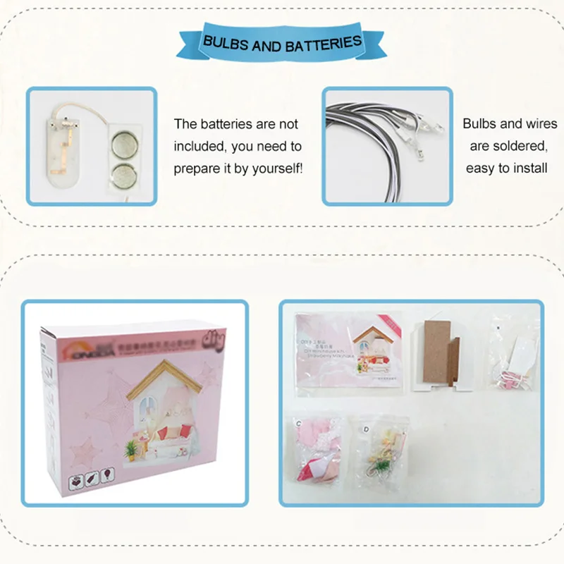 Кукольный дом DIY Миниатюрный Кукольный дом модель деревянные игрушки дом ручной работы с мебелью сборные наборы игрушки детские подарки на день рождения