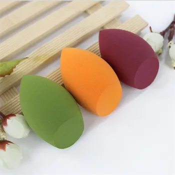 1 Spugnetta a Goccia per Trucco, Applicatore per Fondotinta Liquido e Crema, Puff Cosmetico per Polvere