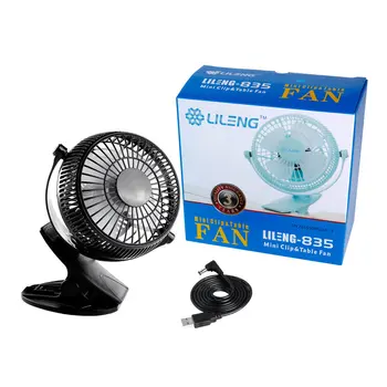 

5 inch Portable with Clip USB Desktop Fan for Home Office Baby Stroller Car Laptop Cooling Fan Air Conditioner Accessory