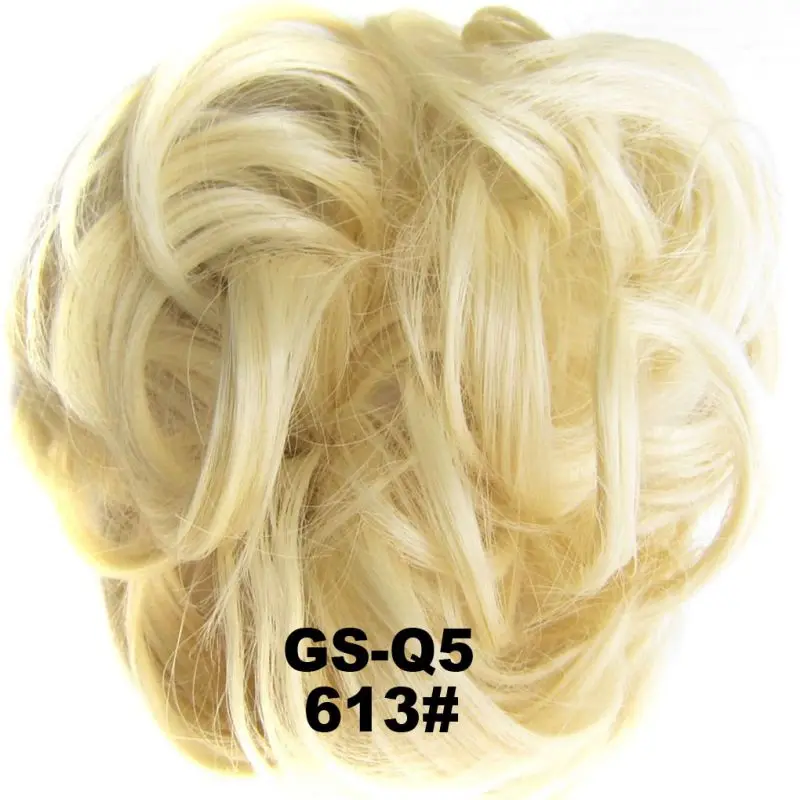 E Ladies High Temperature Filament Elastic Wave Curly Synthetic Hairpieces Wrap Hair Accessories For Women Girls