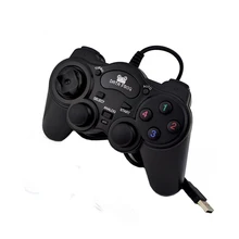 HOT Wired USB 2.0 Nero Gamepad Joystick Joypad Gamepad Controller di Gioco Per PC Del Computer Portatile Del Computer Per Win7/8/10 XP/Per Vista