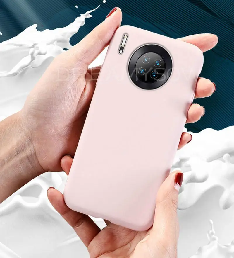 Жидкий силиконовый чехол для Huawei P30 P20 Lite Mate30 Pro Y7 Y6Pro Y9 Prime 2019 Honor 10i 20i 8X 9X Pro|Бамперы| |