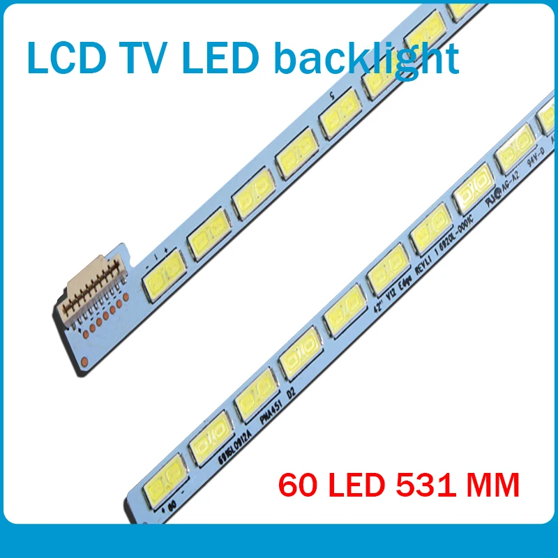 2 unids/lote para LE42A70W 6922L-0016A 6916L-0912A 42 V12 borde 6920L-0001C 42LS4100 42LM620T 42LM6200 42LM620S 42LM615S 531MM 60LED