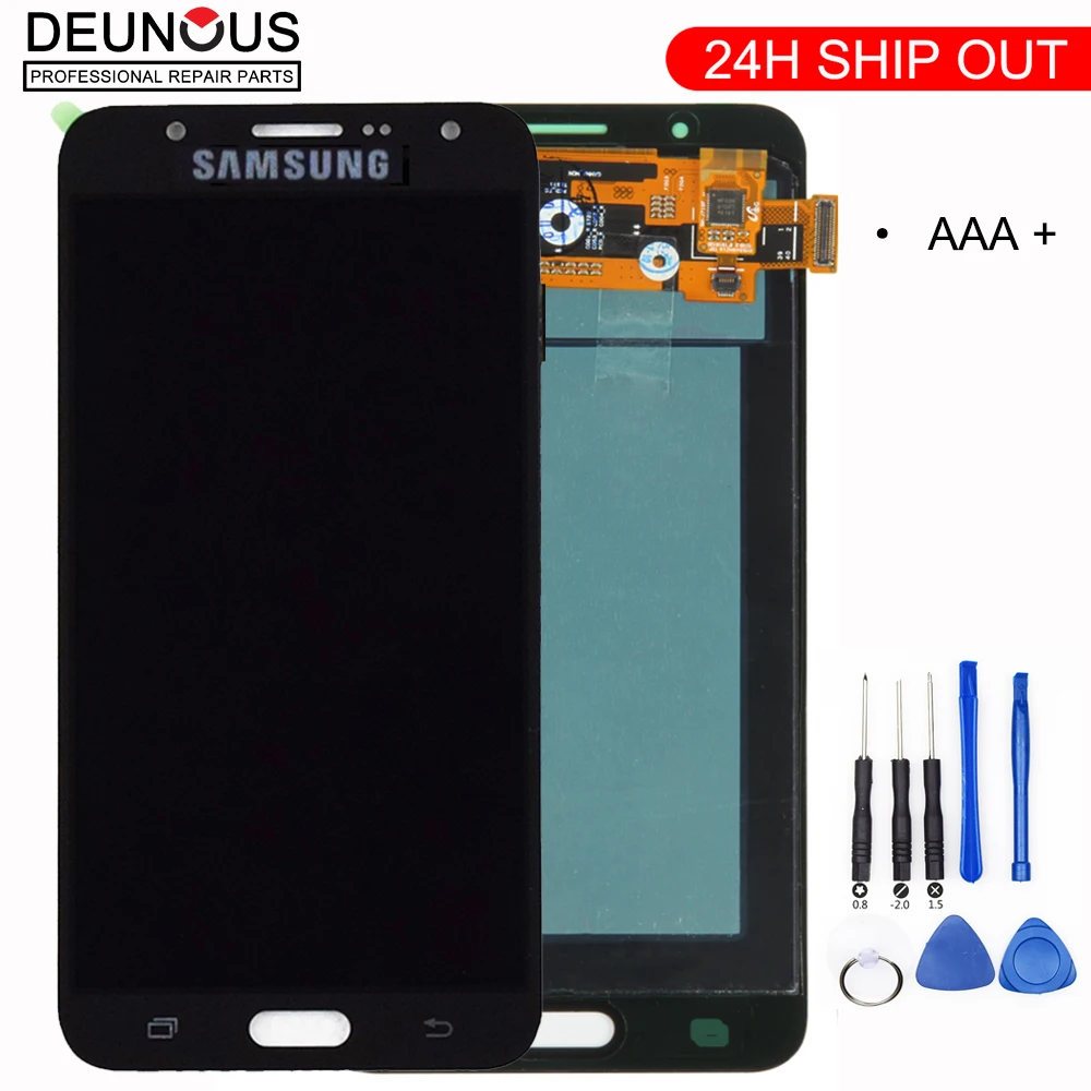 Оригинальный 5 ''Super Amoled ЖК дисплей для Samsung Galaxy J7 2016 J710 J710F J710M J710G сенсорный