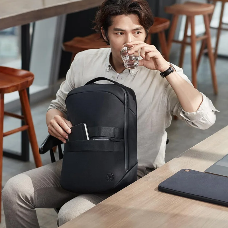 Xiaomi Mijia 90Fun рюкзак в деловом стиле двойной склад хранения водонепроницаемый Прочный модный для мужчин женщин студенческие путешествия