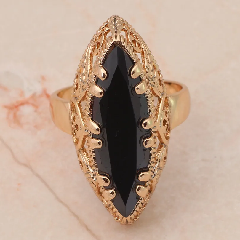 кольцо spikes r-tm-3882-6_20. кольцо с черным камнем женское золото. кольцо 585 с черным агатом. кольцо с черным камнем женское золото. красивые кольца с камнями.