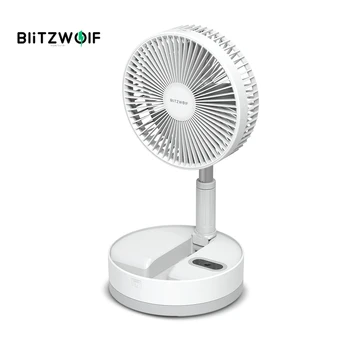 

BlitzWolf BW-FUN7 Folding Fan with Shaking Head Remote Control 4 Wind Modes Long Standby Quiet Foldable Fan for Smart Home