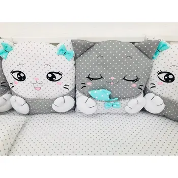 

Комплект в круглую/овальную кроватку "Мурлыка" Комплекты в круглую/овальную кроватку