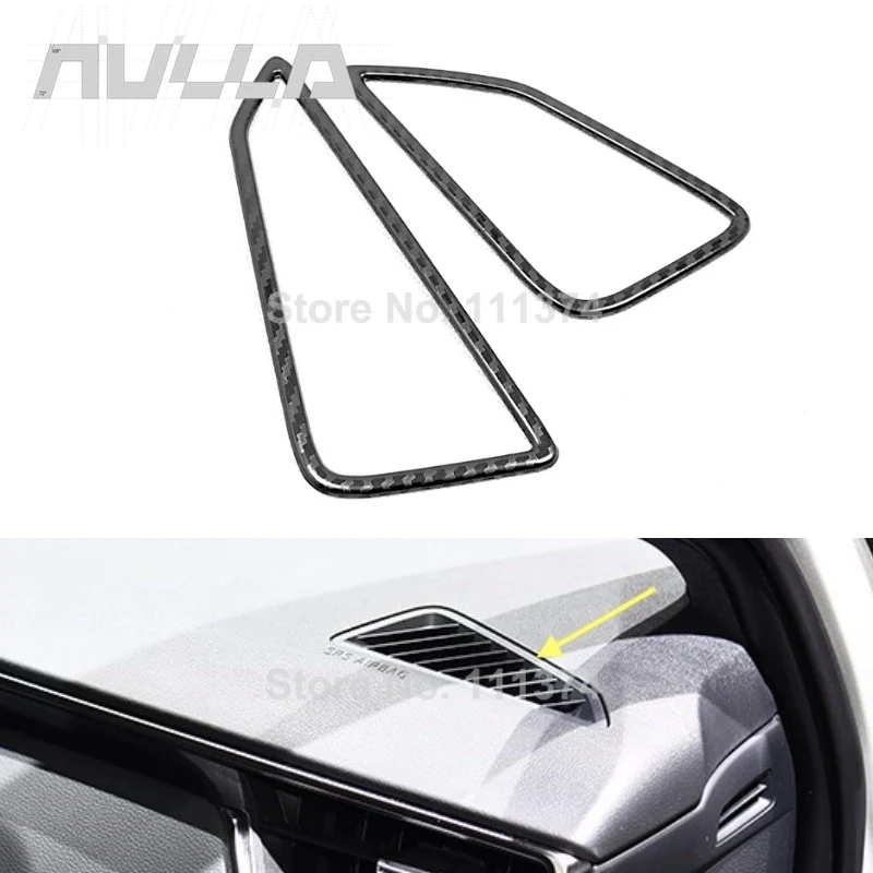 

Для Toyota Corolla 2019 2020 2021 E210 12TH карбоновый Автомобильный интерьер передний вверх кондиционер выпускной клапан декоративная рамка отделка Аксессуары