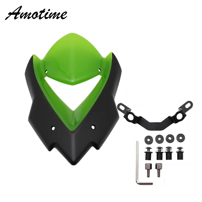 Мотоциклетный козырек лобовое стекло ветровое подходит для Kawasaki Z1000 2014 2015 2016 2017