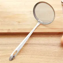 Kitchen Tool Gadgets Multi-functional Stainless Steel Mesh Skimmer Vegetable Residue Oil Mesh Colander Strainer vegetable oil epoxidation