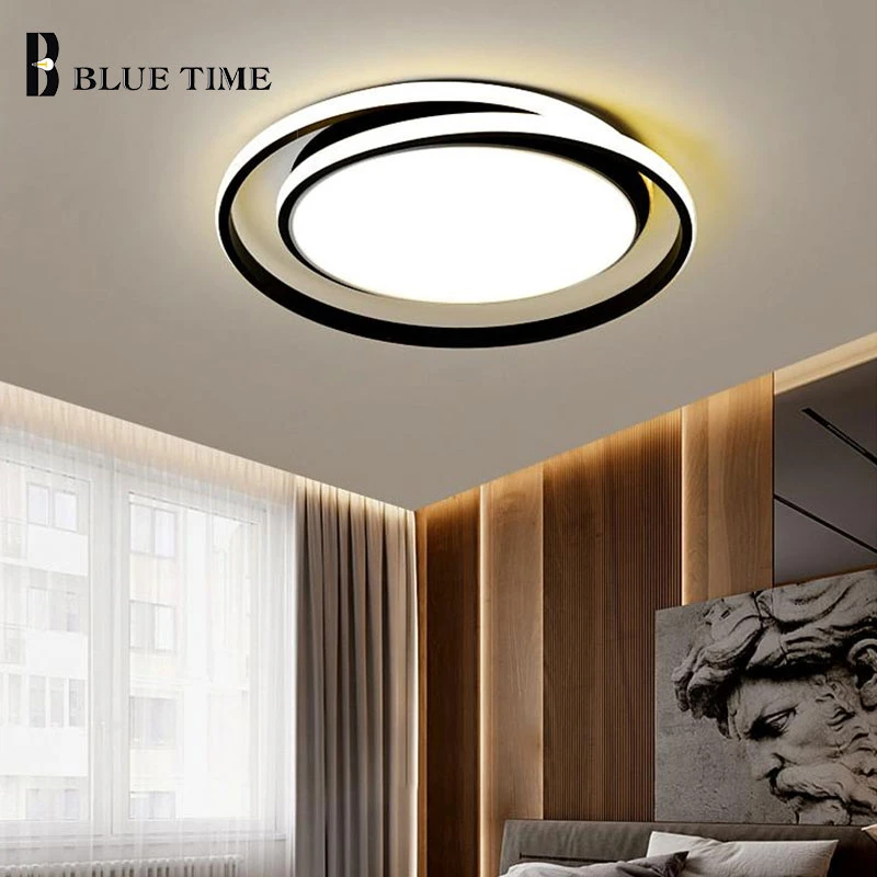 Moderne Led Plafondlamp 110V 220V Eenvoudige Plafondlamp Voor Woonkamer  Eetkamer Slaapkamer Keuken Verlichtingsarmaturen zwarte  Goud|Plafondverlichting| - AliExpress