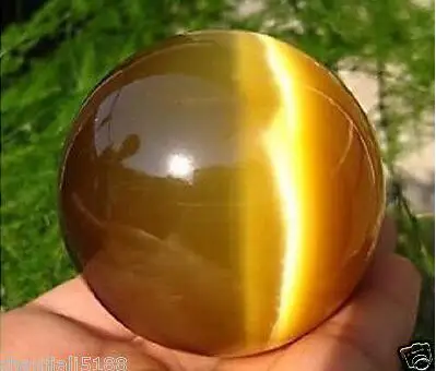 YM 305 QUARTZ TIGER EYE CRYSTAL HEALING BALL SPHERE 60MM + STAND | Дом и сад