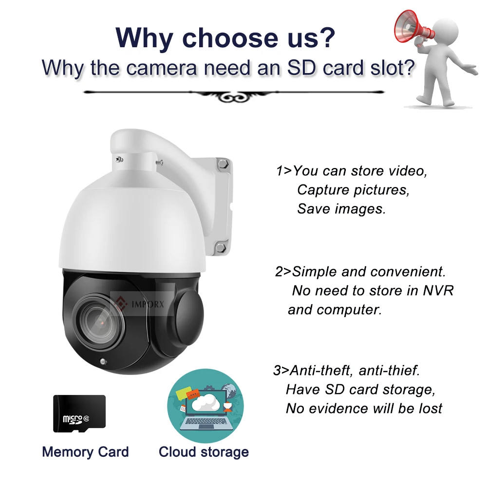  Mini 4'' PTZ IP Camera High Speed Dome Camera IP 5MP 36X Optical Zoom Outdoor Waterproof ONVIF CCTV - 32882556829