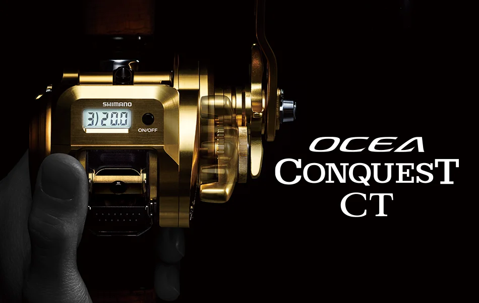 Shimano 18 OCEA CONQUEST CT Digital Display Baitcasting Boat Sea