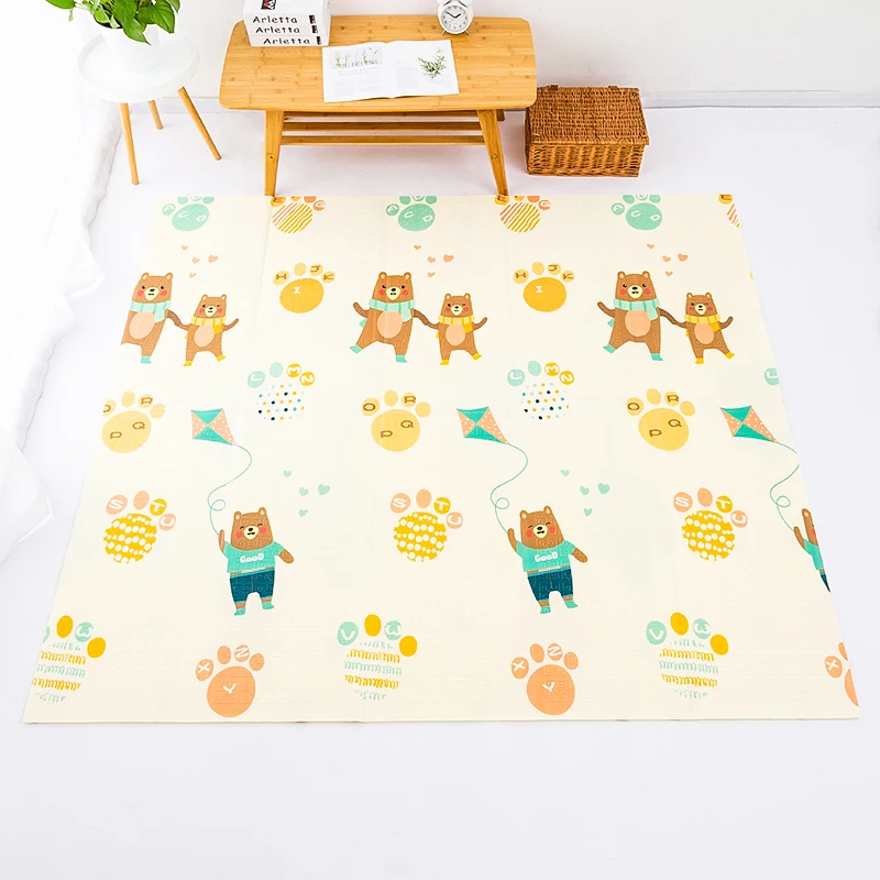 Baby Play Mat Waterproof XPE Soft Floor Playmat Foldable Crawling Carpet Kid Game Activity Rug Folding Blanket Educational Toys