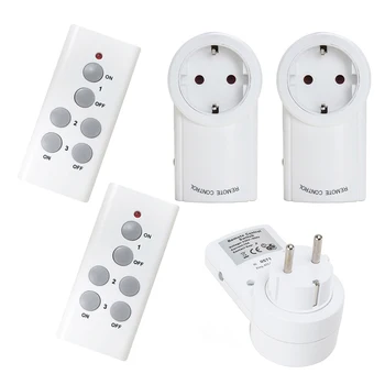 

Universal EU Socket 230V 10A Wireless Remote Control RF 433mhz Smart Switch Socket Power Outlet With Broadlink RM Pro RM4 pro
