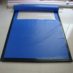 Industrial Finished Zipper Type High Speed Door PVC Fast Rolling Door Rapid Roll-up Gate