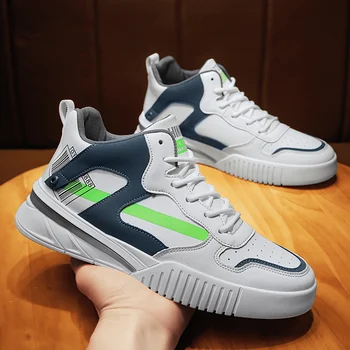 

Autumn And Winter Outdoor Men Casual Shoes Breathable Holes Brand Men Fashion Sneakers Lace-up Non-slip Flats Shoes black white