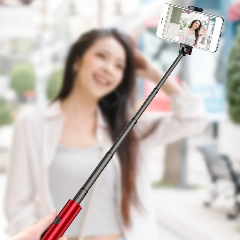 Portable Mini Bluetooth Selfie Stick Telescopic Rod Phone Flexible Self Timer Bracket For iPhone SamSung Xiaomi HuaWei
