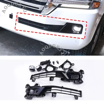 

Auto Parts Black Front Fog Lights Kit 1Set Fit Fit For Toyota Land Cruiser LC200 2016-2020