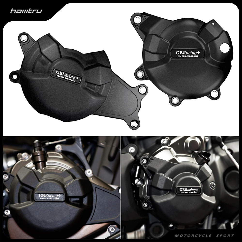Motorcycle Secondary Engine Cover Set Case for GB Raing for Yamaha Adventure Tenere 700 2014-2019