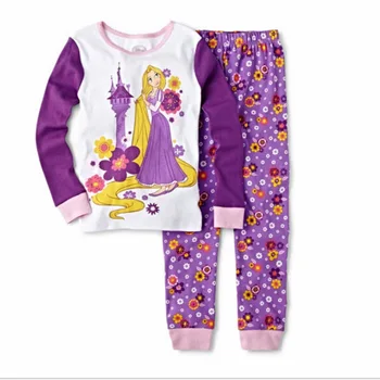 

New Kids boy girls clothing2019 pajamas set 100% Cotton Toddler Children Sleepwear 2 Pieces Tops +Pants Kid Clothes pypamas