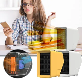 

Portable Fan Heater 500w Electric Ceramic Space Heater Personal Natural Wind Warm Indoors In Winter Portable Fan Heater Calentad